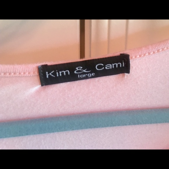 Ruffle Sleeve Pink Top NWOT - Picture 3 of 5